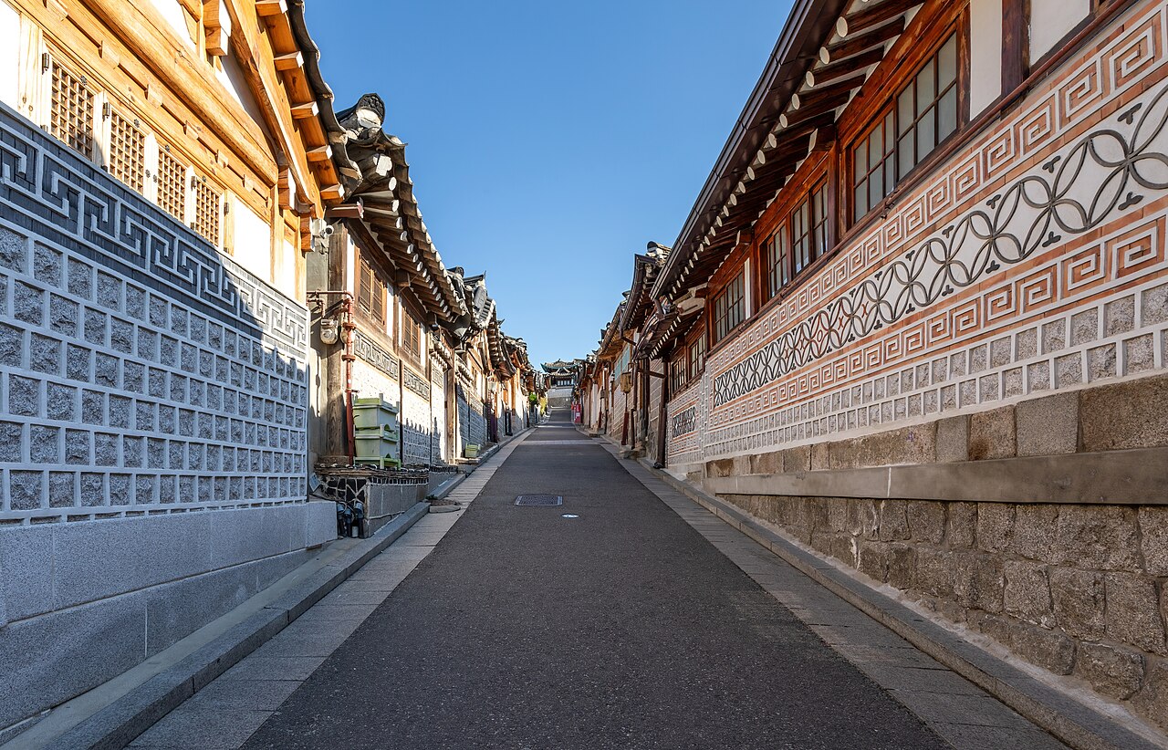 北村韩屋村的青瓦小巷